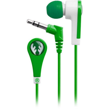 iFrogz (IF-ANE-DER) Wired Earbuds  Safe Volume Limiting, In-Ear Design, Tangle-Free Cable, Comfortable Fit for Kids and Adults  Green
