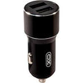 Champion 12W Dual USB Port Car Charger Compatible with All USB Devices (Black)