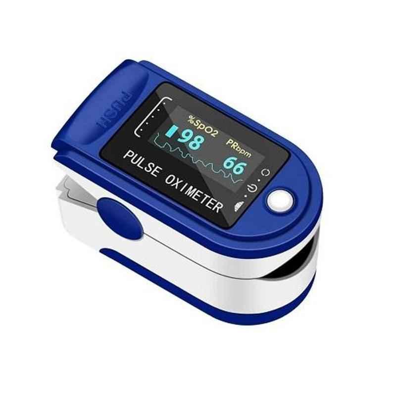 Pulse Oximeter Fingertip, Blood Oxygen Saturation Monitor (Blue)