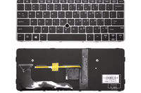 Laptop Keyboard For HP EliteBook 820 G3, 826630-B31, 828 G3, 725 G4 Laptops With Silver Frame