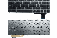 Laptop Keyboard For HP EliteBook Folio 9470M, 702843-001, 9480M Laptops With Silver Frame