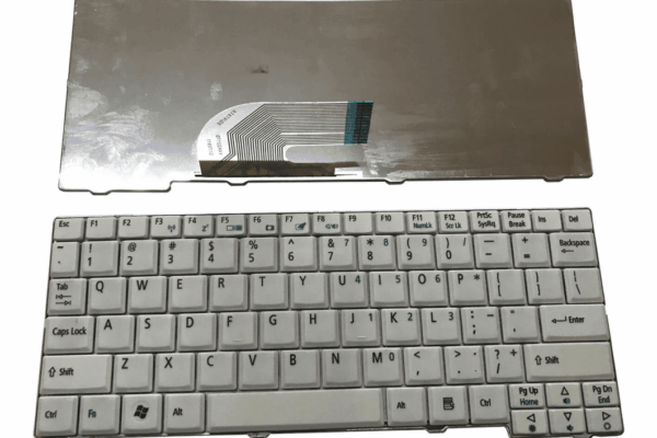 Laptop Keyboard For Acer Aspire One ZG5, D150, D250, A150 Series Laptops (White)