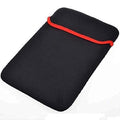 Laptop Cover Case Pouch Bag 39.6cm (15.6 inch ) Reversible Dual Sided Sleeve (Black)