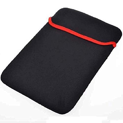 Laptop Cover Case Pouch Bag 39.6cm (15.6 inch ) Reversible Dual Sided Sleeve (Black)