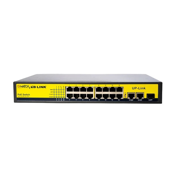 16 Port Gigabit PoE Switch