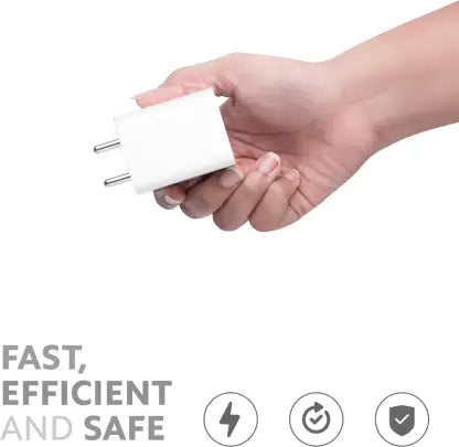 Mi 27 W Sonic Charger Adapter , Quick Charge 3 A Mobile Charger (White)