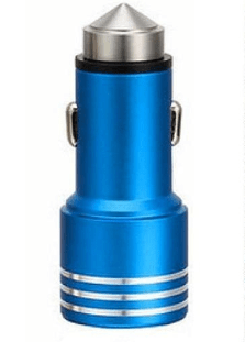 Champion Dual Port USB Metallic Fast Car Charger 2.4A For All Android And Apple Phones