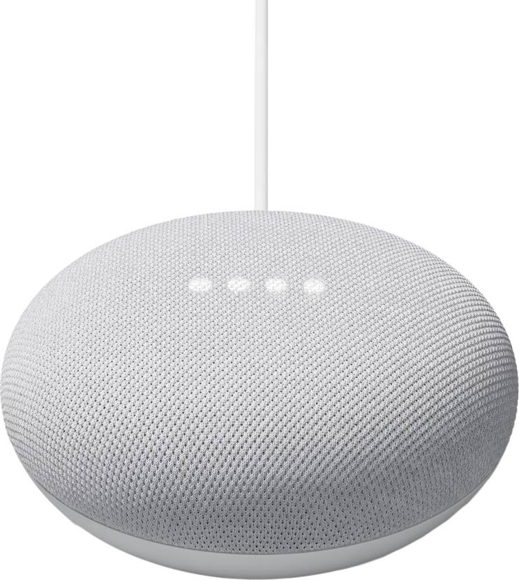Google Nest Mini 2nd Gen Smart Voice Activated Speaker (Chalk)