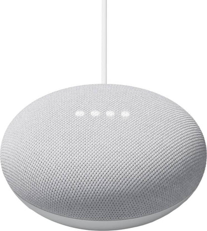 Google Nest Mini 2nd Gen Smart Voice Activated Speaker (Chalk)