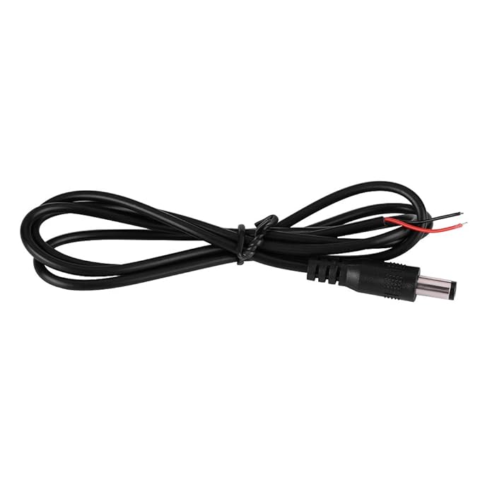 DC Power Cable (Pin Size 2.1mm*5.5mm) 1 Mtr