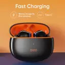 DIZO Buds Z Pro, with Active Noise Cancellation(ANC) (by realme Techlife) Bluetooth Earbuds(Orange, Black)