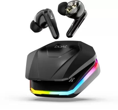 boAt Immortal 161 with Beast Mode(40ms Low Latency), 40 HRS Playback & RGB LEDs Bluetooth Headset