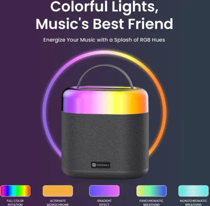 Portronics DASH 3 - 16 Watt Powerful & Premium Portable Speaker with Mic (Black)