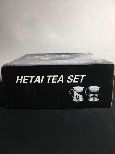 Hetai French Press Tea Set, Set Of 6 Glasses Mugs, Coffee Cups Tea Cups