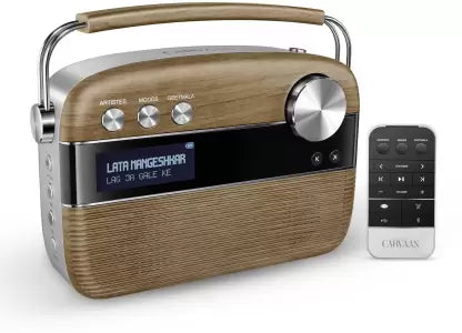 Saregama Carvaan 2.0 Hindi - Portable Music Player 5000 Pre-Loaded Songs with FM/BT/AUX (Renewed)