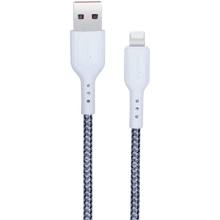 Champion USB to Lightning 2.4Amp Data Sync & Charging Cable Braided 1M for all Apple & Lightning Port Devices (Grey)