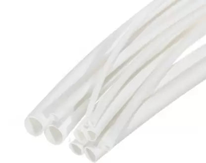 Heat Shrink Wrapping Tube 12mm Repair Mobile Phone Charger Cables, Head Set Wires, Electrical Cables (White)