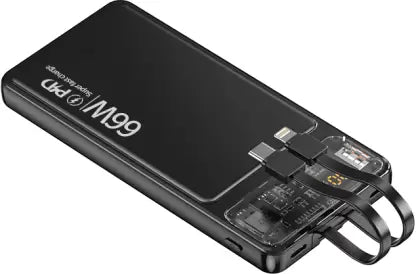 Champion 10000mAh 66W Fast Charging Compact Power Bank with Power Delivery 3.0 & Quick Charge 3.0