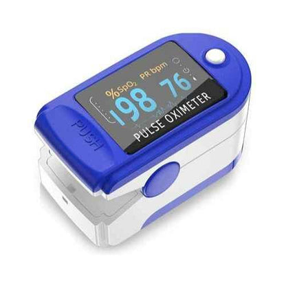 Pulse Oximeter Fingertip, Blood Oxygen Saturation Monitor (Blue)