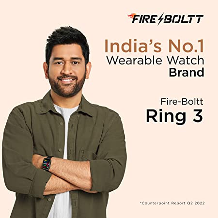 Fire-Boltt Ring 3 Smart Watch Advanced Bluetooth Calling |  Celebratebigday.com