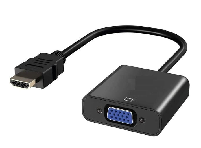 HDMI to VGA Cable, HDMI to VGA Converter with Audio, India