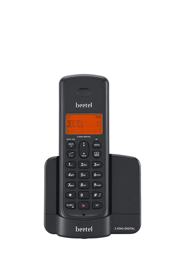 Beetel X90 Caller ID Cordless with Display Phone Black