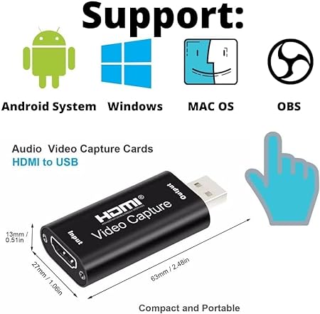 HDMI to USB Video Capture Card, HDMI VIDEO CARD 